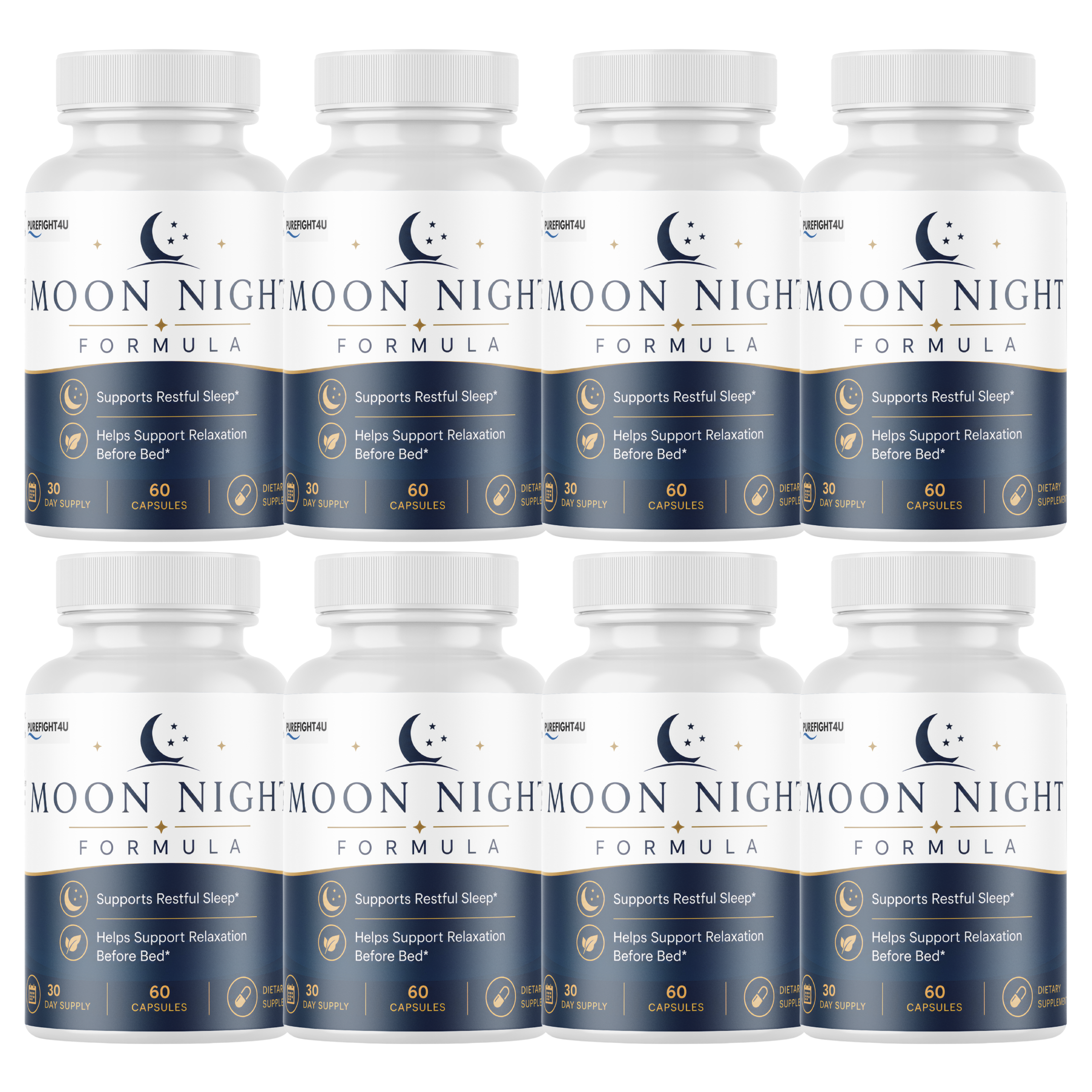 Moon Night Formula Supports Relaxation & Restful Sleep | 60 Capsules