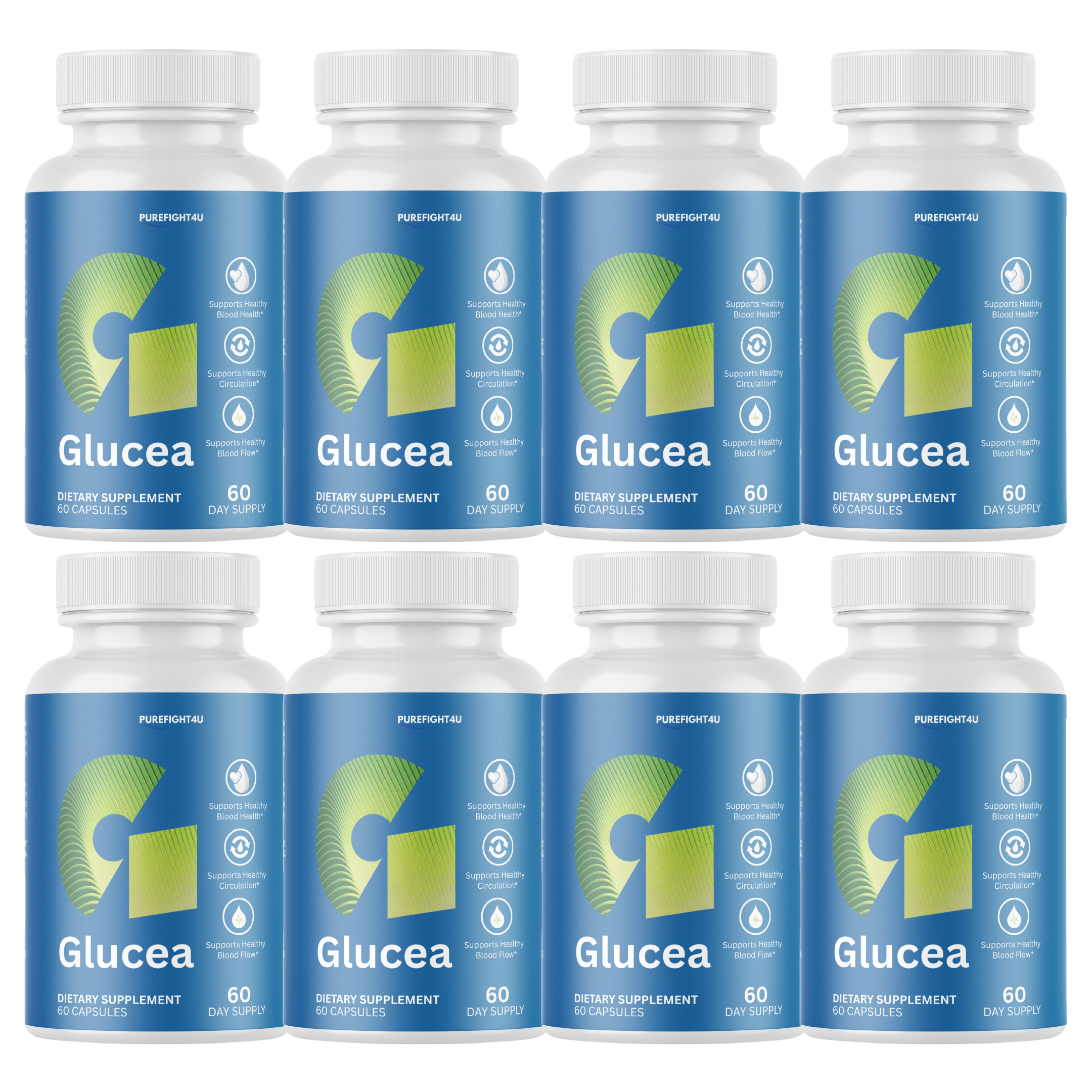 Glucea - Blood Balance Support Formula Supplement - 60 Capsules