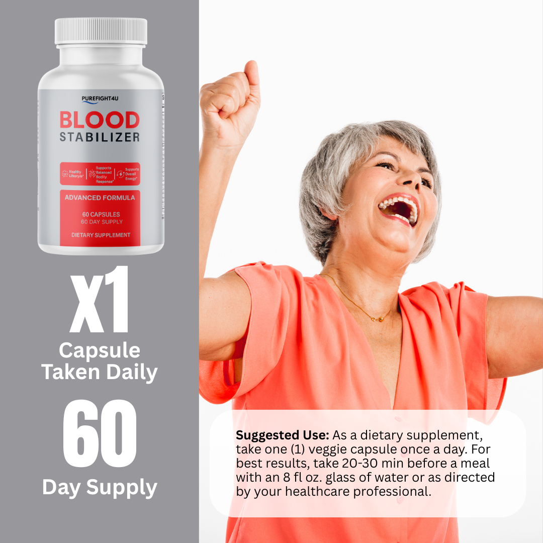 Blood Stabilizer for Healthy Blood Sugar Levels | 60 Capsules (1 Pack)