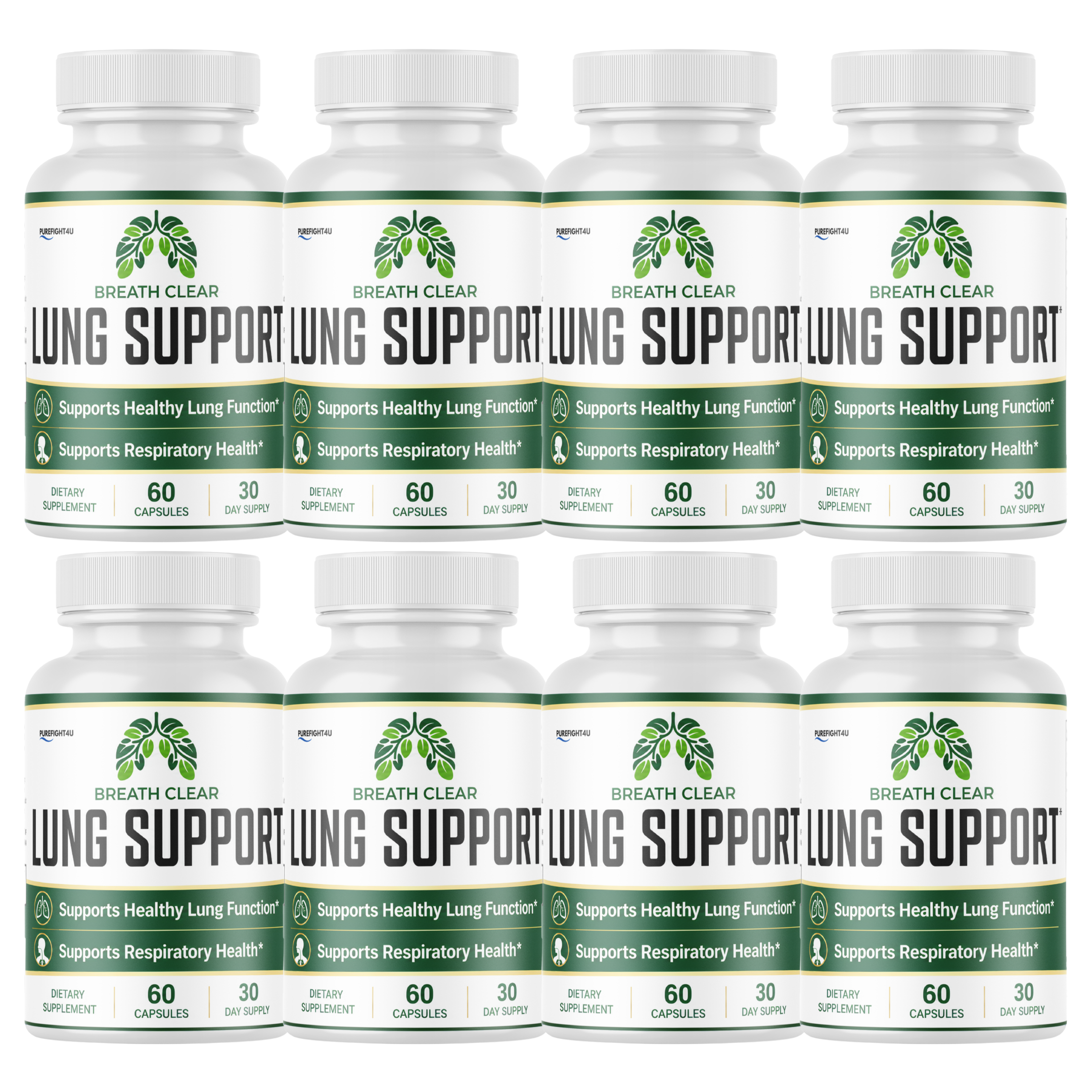 Breath Clear Lung Support Formula Dietary Supplement | 60 Capsules