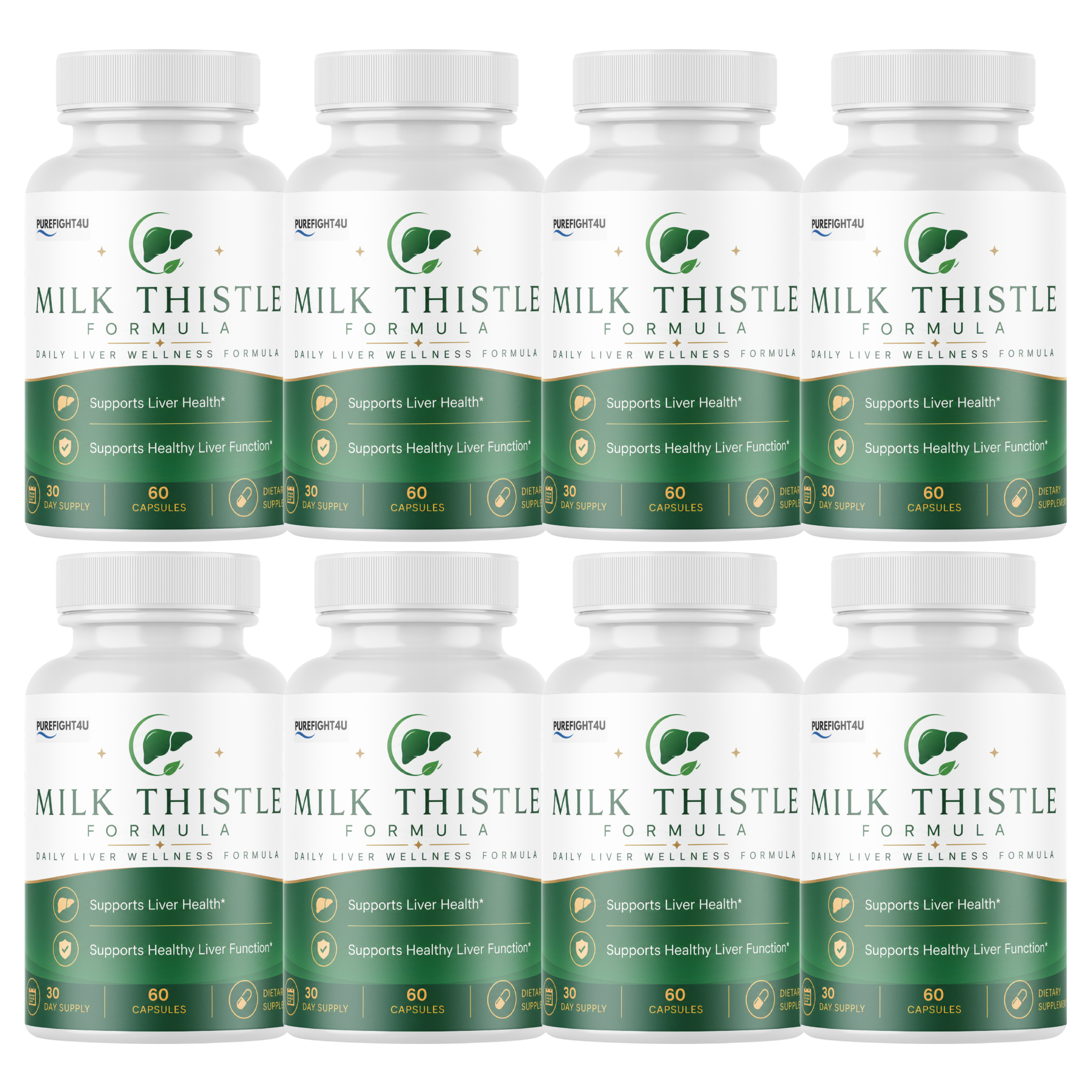 Milk Thistle, Daily Liver Wellness Support Supplement | 60 Capsules