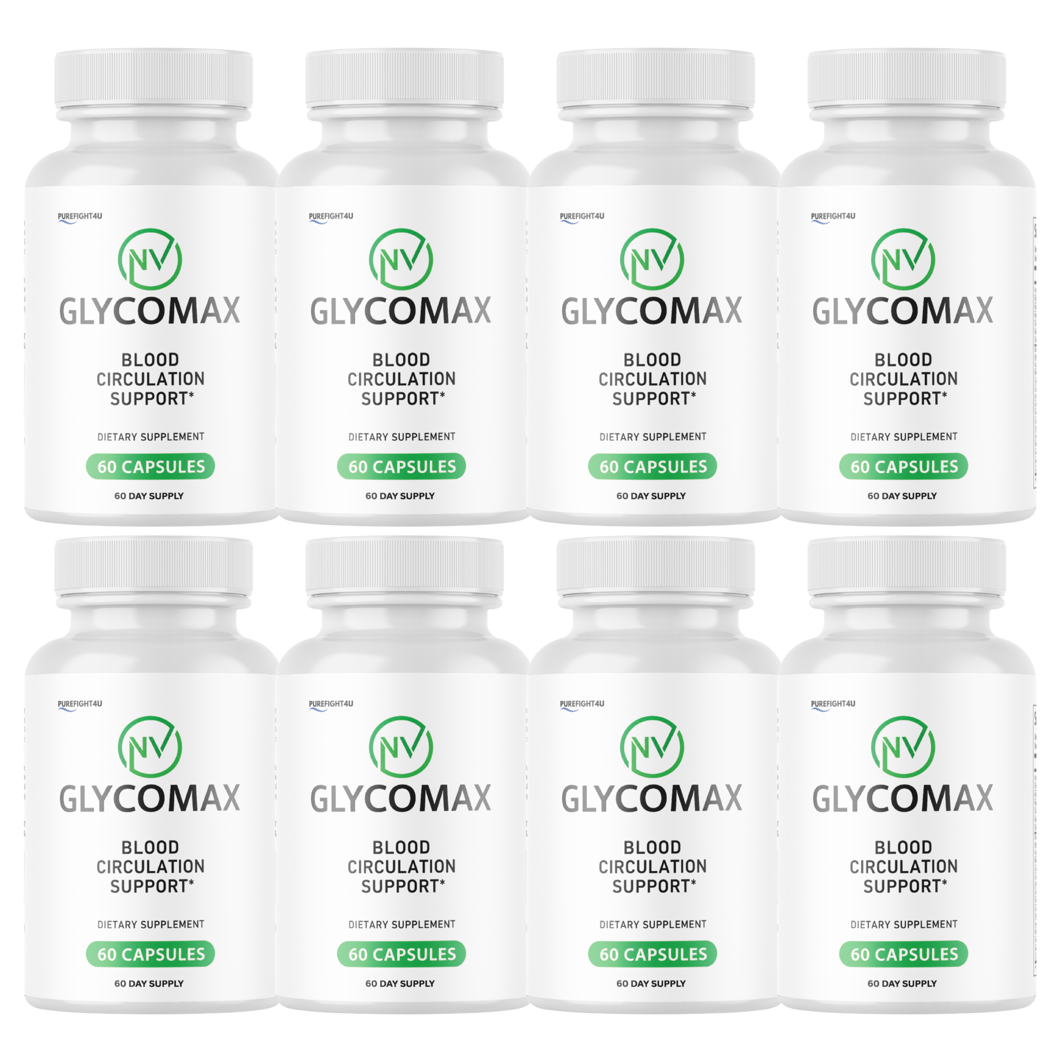 Glycomax - Blood Circulation Support Formula Supplement | 60 Capsules