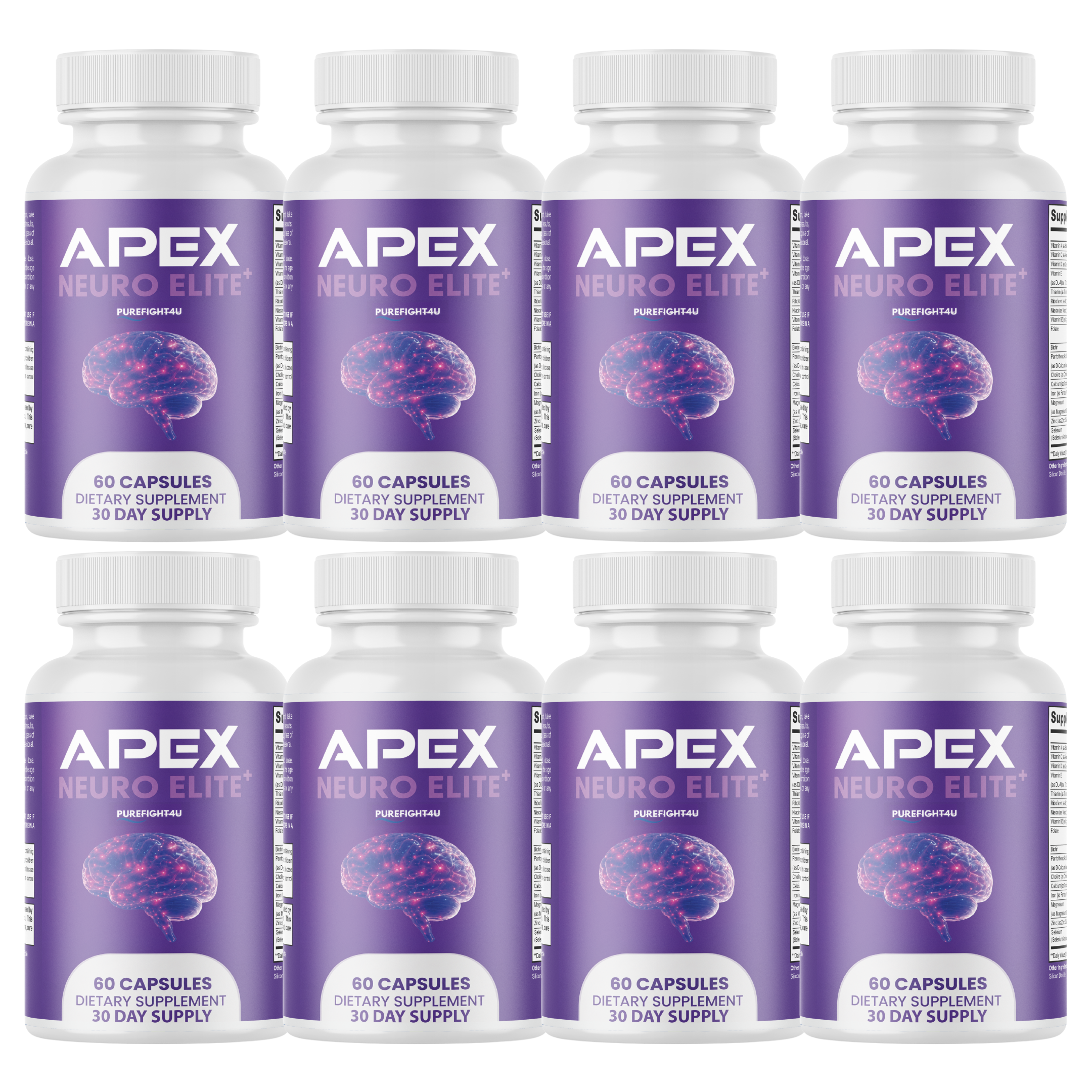 Apex Neuro Elite Focus & Clarity Support Supplement  | 60 Capsules