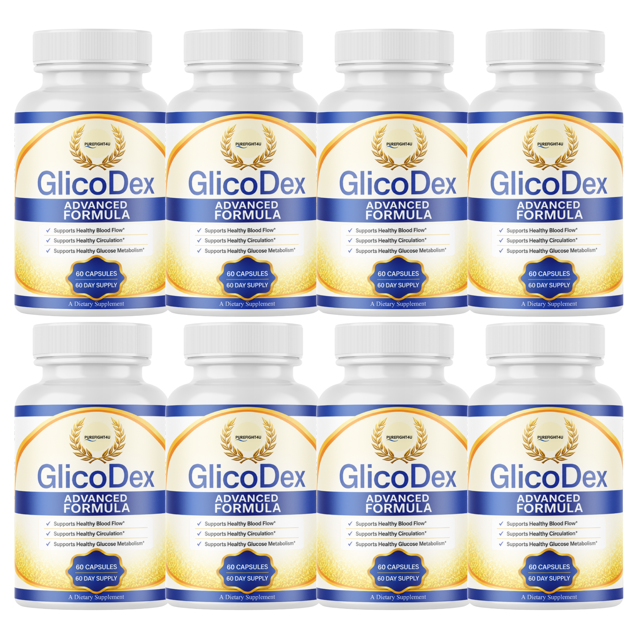 GlicoDex - Blood Balance Support Formula Supplement | 60 Capsules