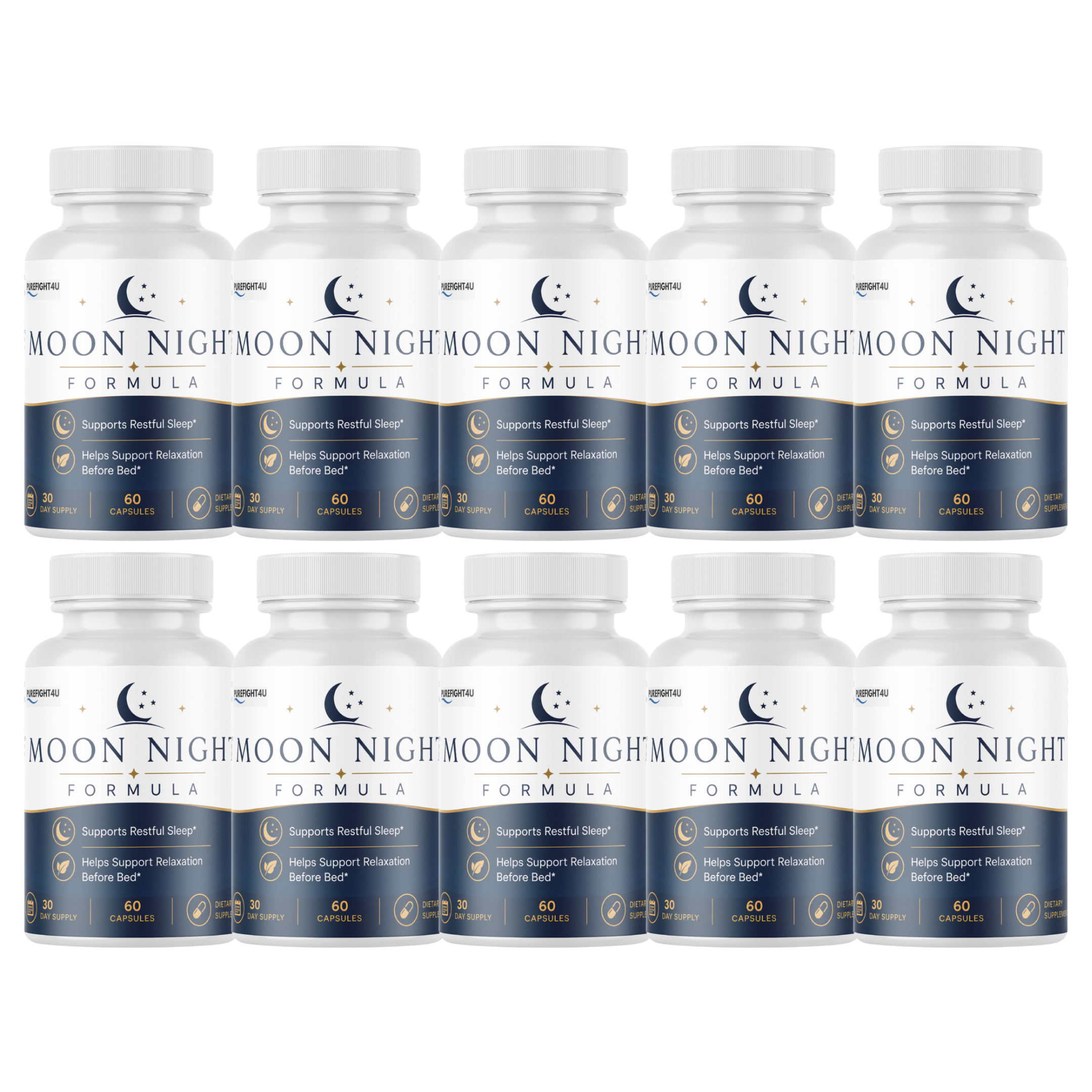Moon Night Formula Supports Relaxation & Restful Sleep | 60 Capsules