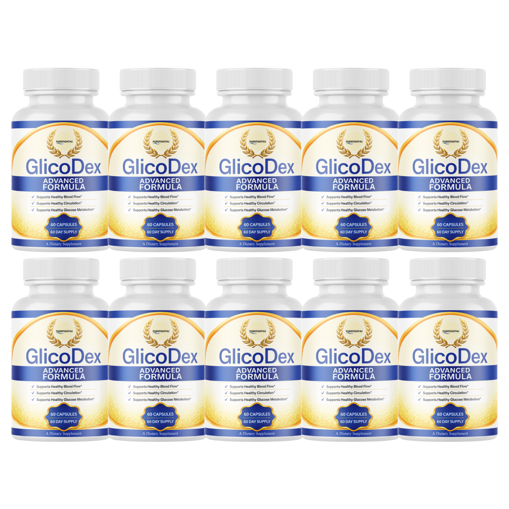 GlicoDex - Blood Balance Support Formula Supplement | 60 Capsules
