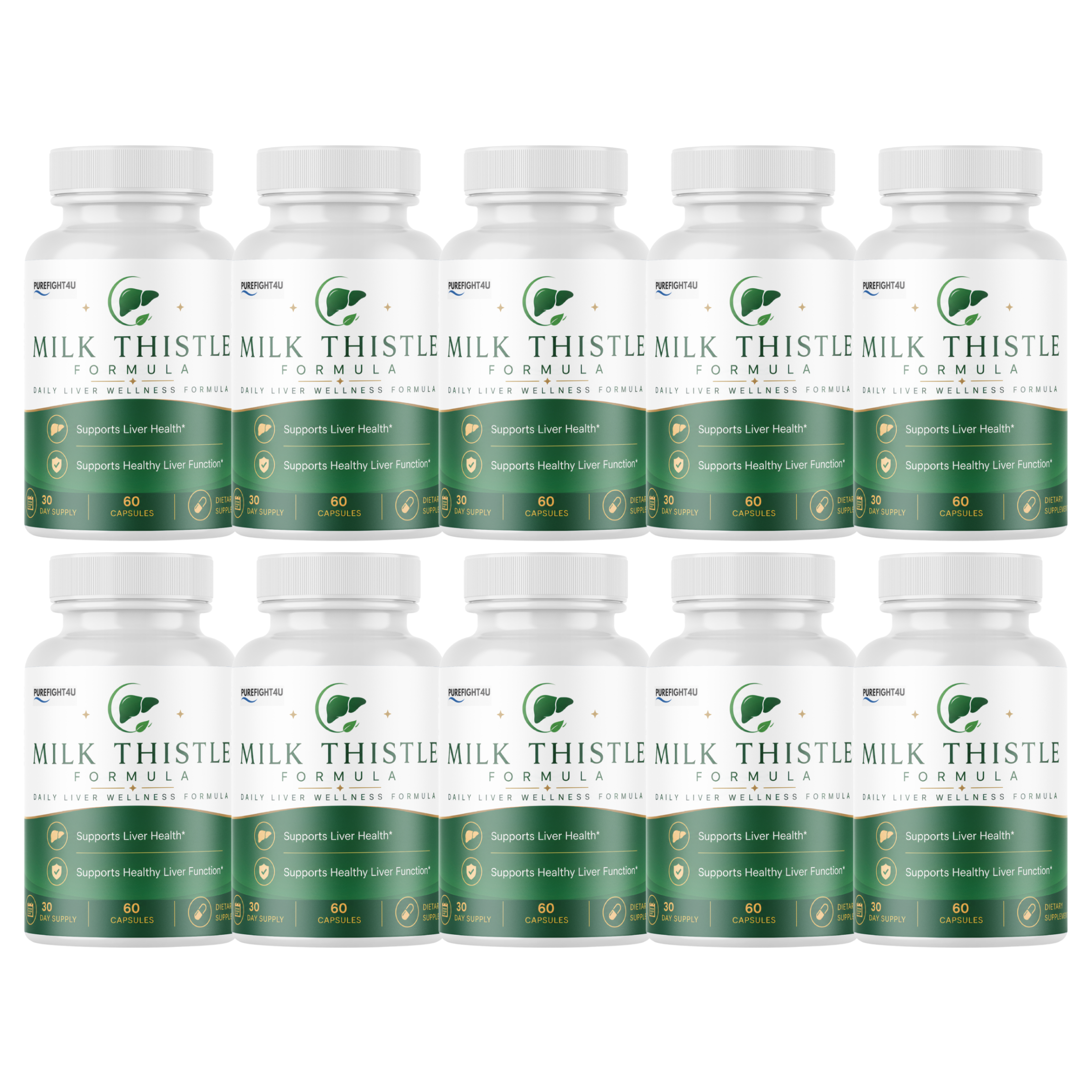 Milk Thistle, Daily Liver Wellness Support Supplement | 60 Capsules