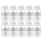 SilActiv Healthy Weight Support | Energy & Digestive Wellness Formula | 60 Capsules - 10 Bottles