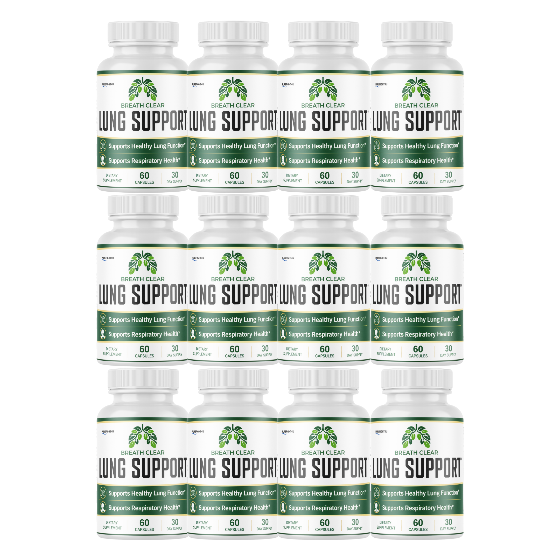 Breath Clear Lung Support Formula Dietary Supplement | 60 Capsules