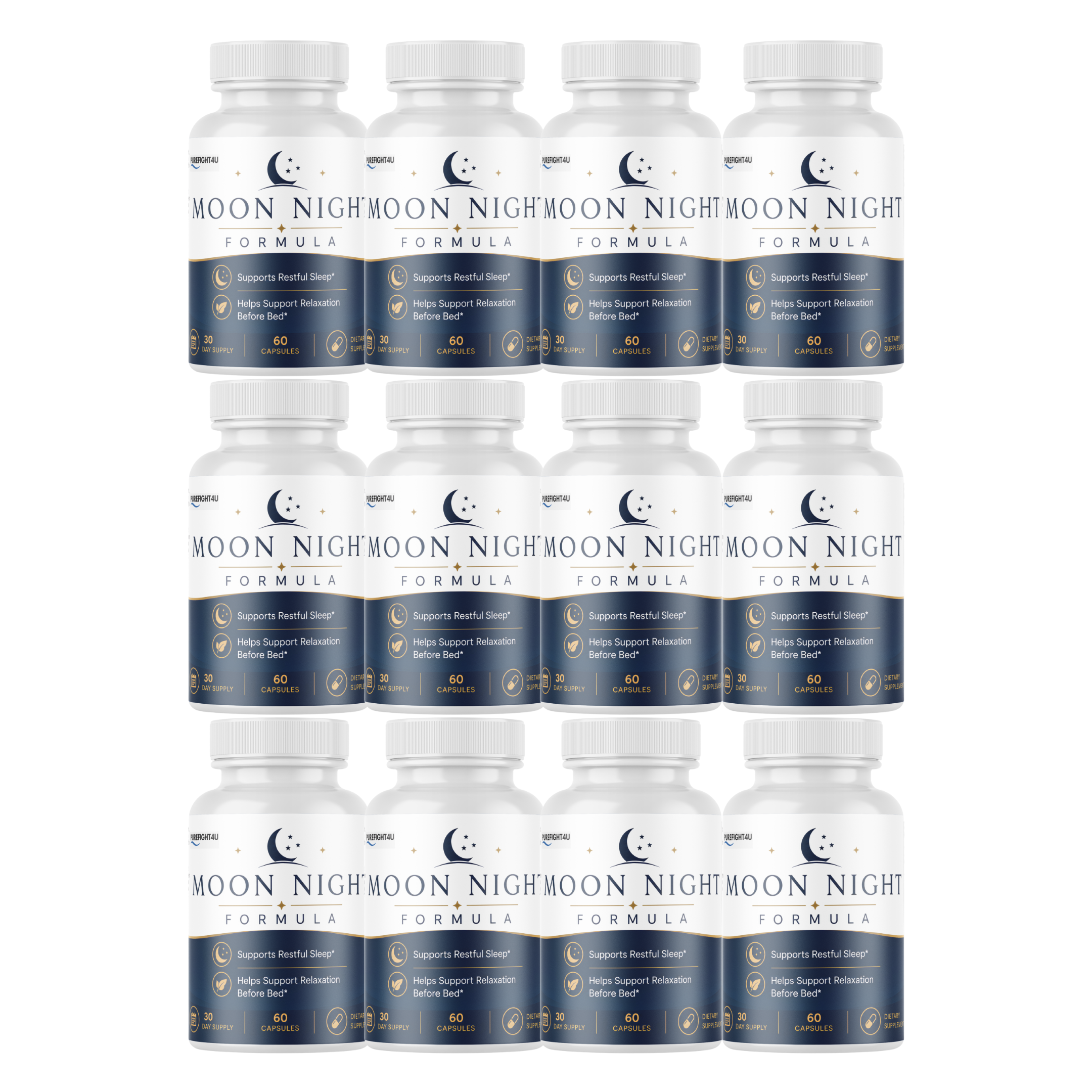Moon Night Formula Supports Relaxation & Restful Sleep | 60 Capsules