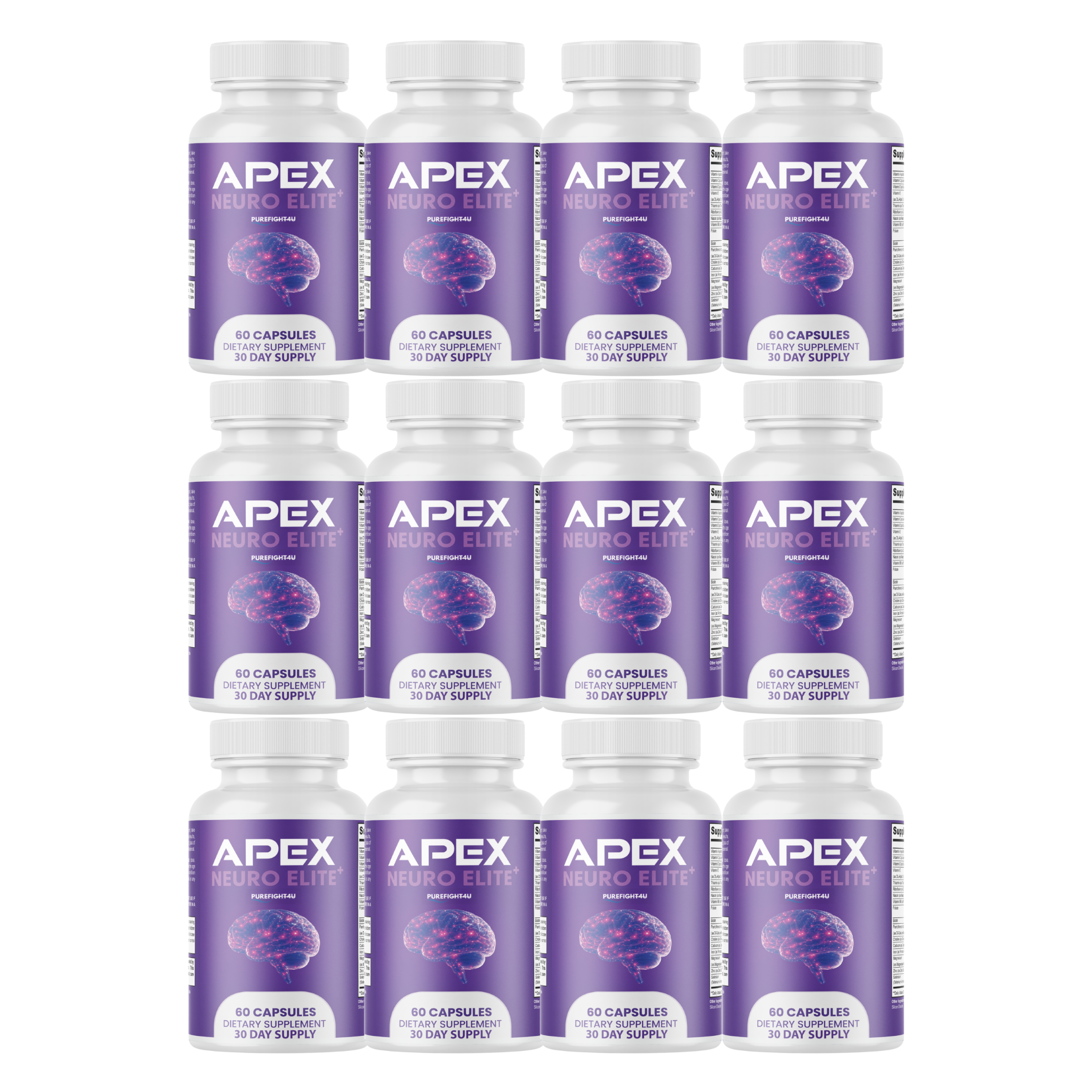 Apex Neuro Elite Focus & Clarity Support Supplement  | 60 Capsules