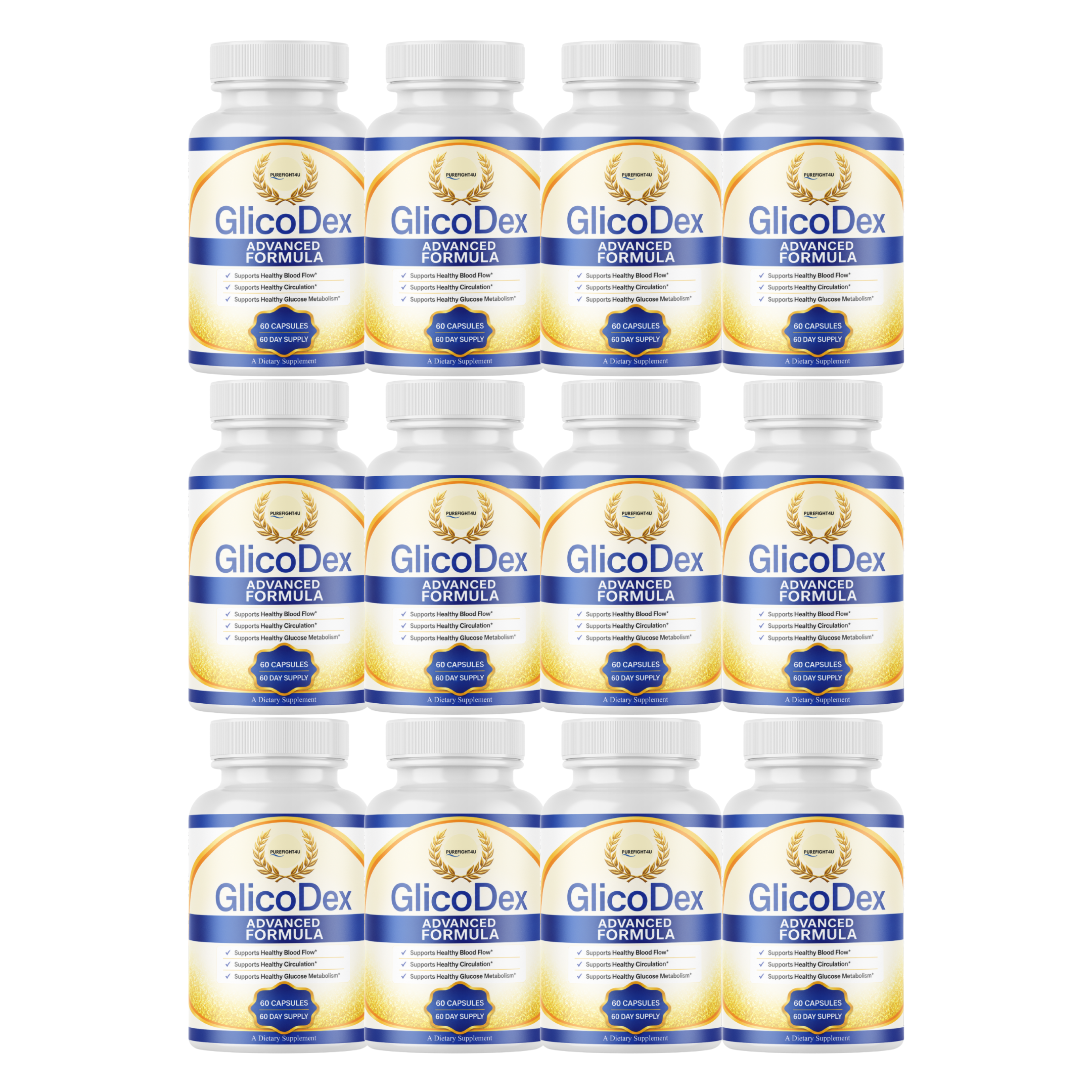 GlicoDex - Blood Balance Support Formula Supplement | 60 Capsules