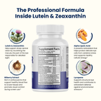 Lutein & Zeaxanthin Eye & Vision Health Natural Formula Supplement - 10 Bottles