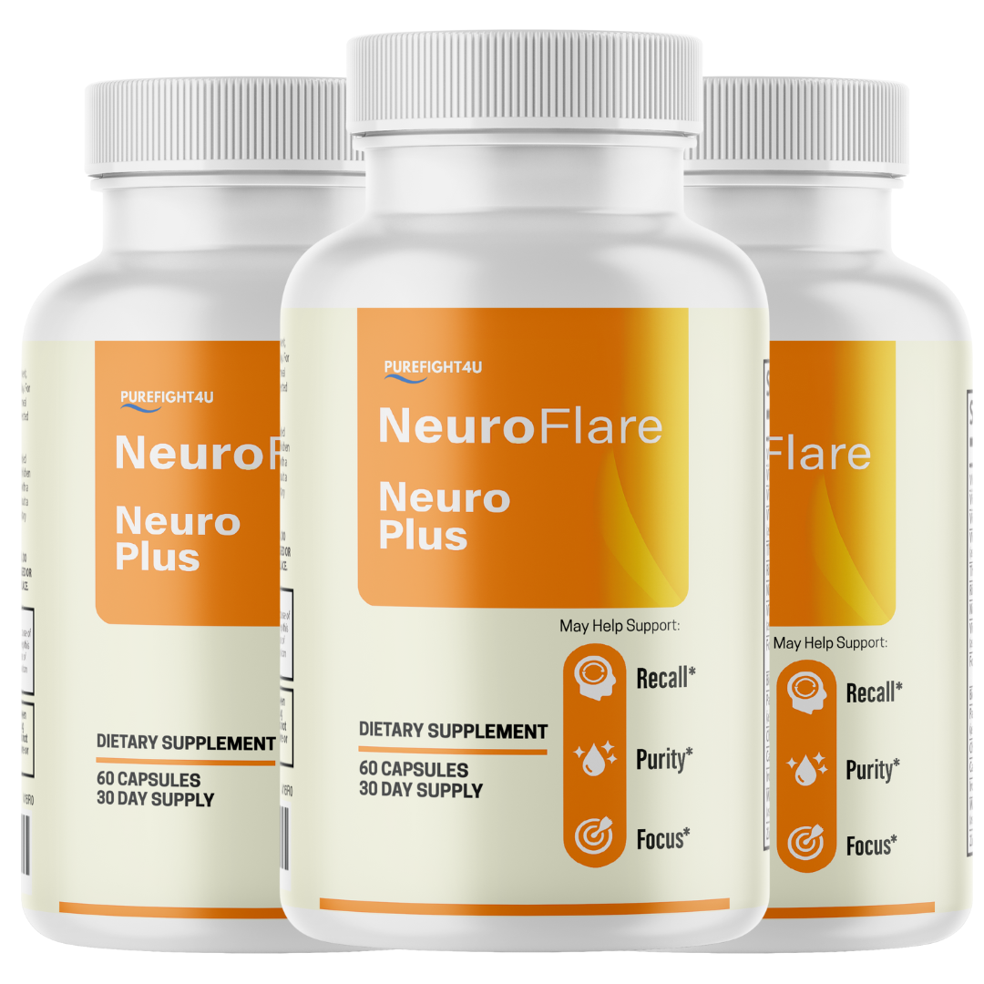 NeuroFlare Cognitive Support - 3 Bottles 180 Capsules