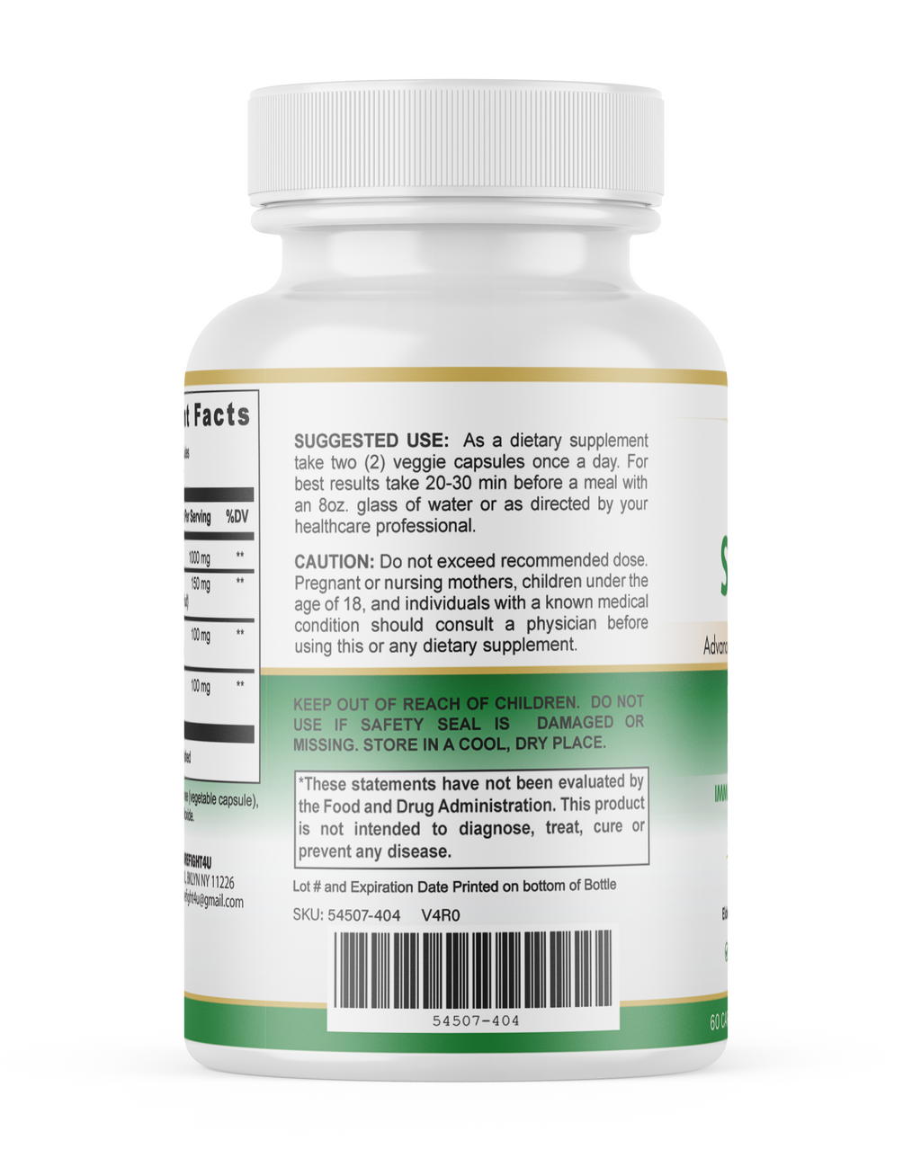 Lymph Savior Plus Immune & Lymphatic Support Supplement - 60 Capsules