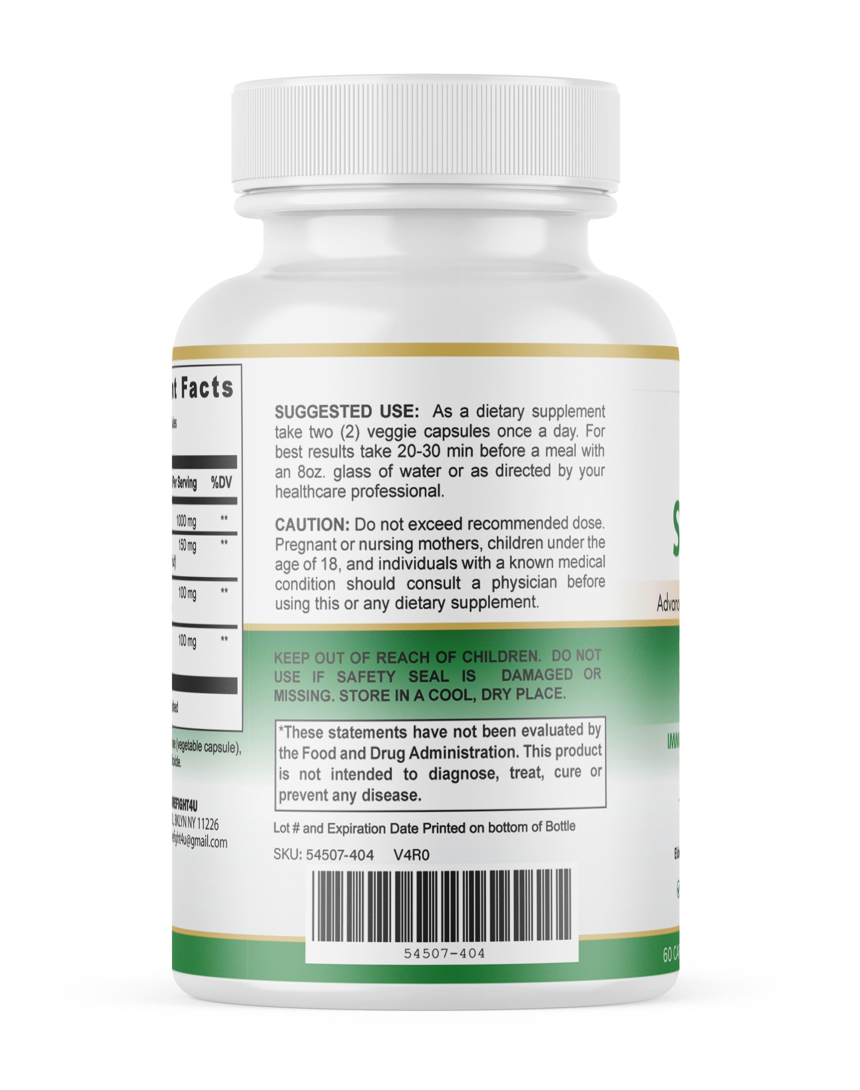 Lymph Savior Plus Immune & Lymphatic Support Supplement - 60 Capsules