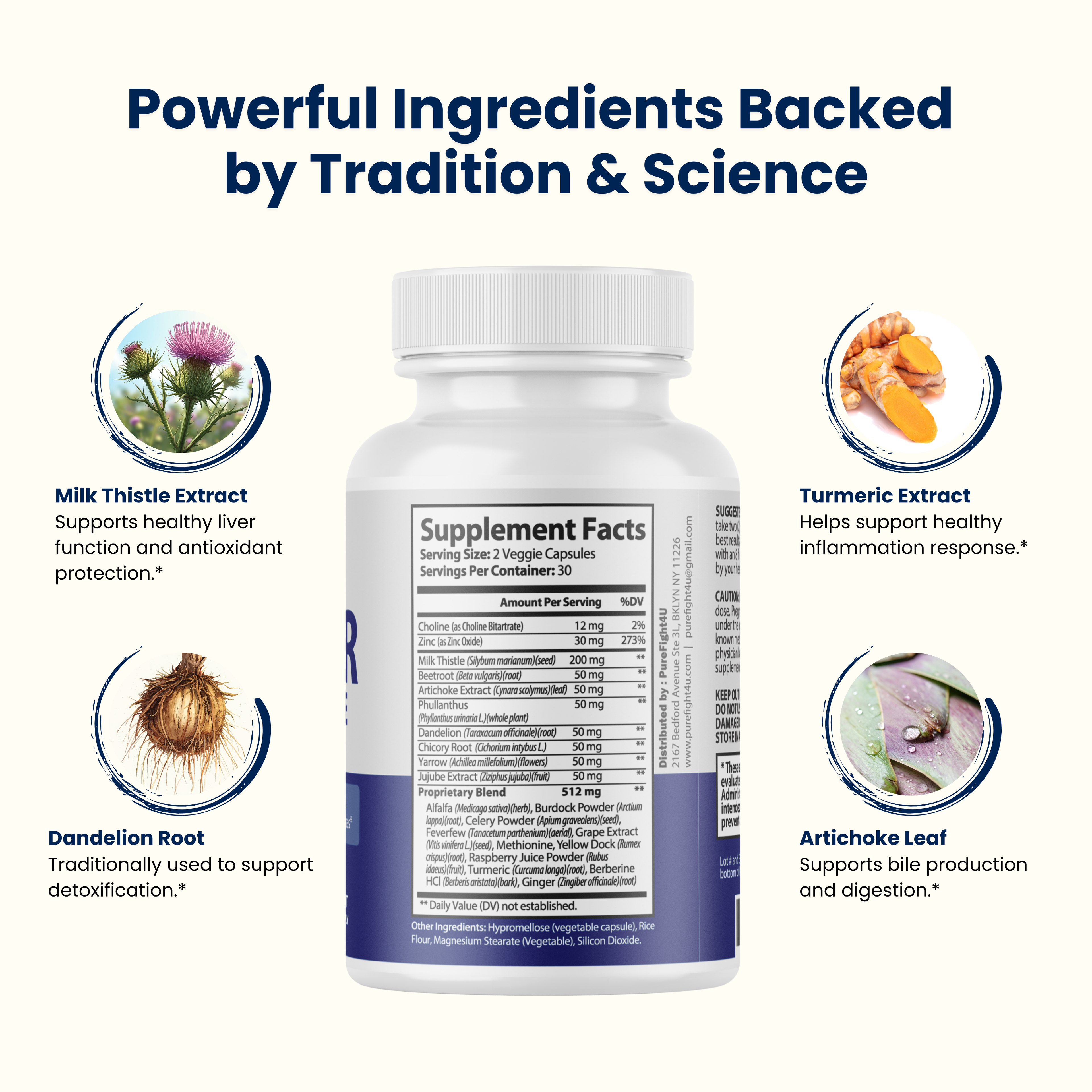 Liver Cleanse Advanced Liver Health Wellness Support Formula Supplement - 60 Bottles