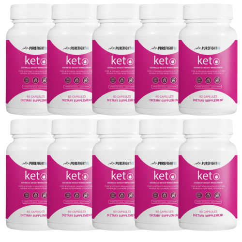 Keto Advanced Weight Management Formula - 10 Bottles 600 Capsules