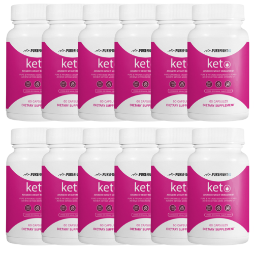 Keto Advanced Weight Management Formula - 12 Bottles 720 Capsules