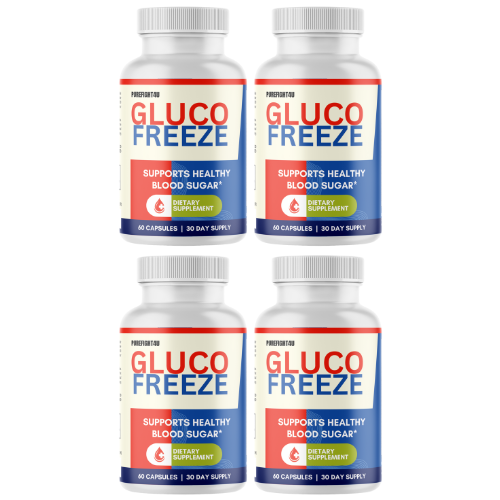 Gluco Freeze Natural Formula Blood Sugar Support Supplement, 60 Capsules