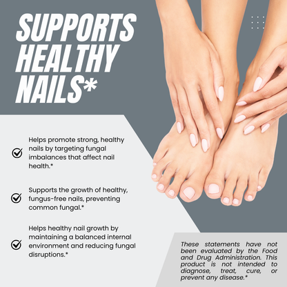 FUNGUS CLEAN PRO Toenail Care 60 Vegetarian Capsules .