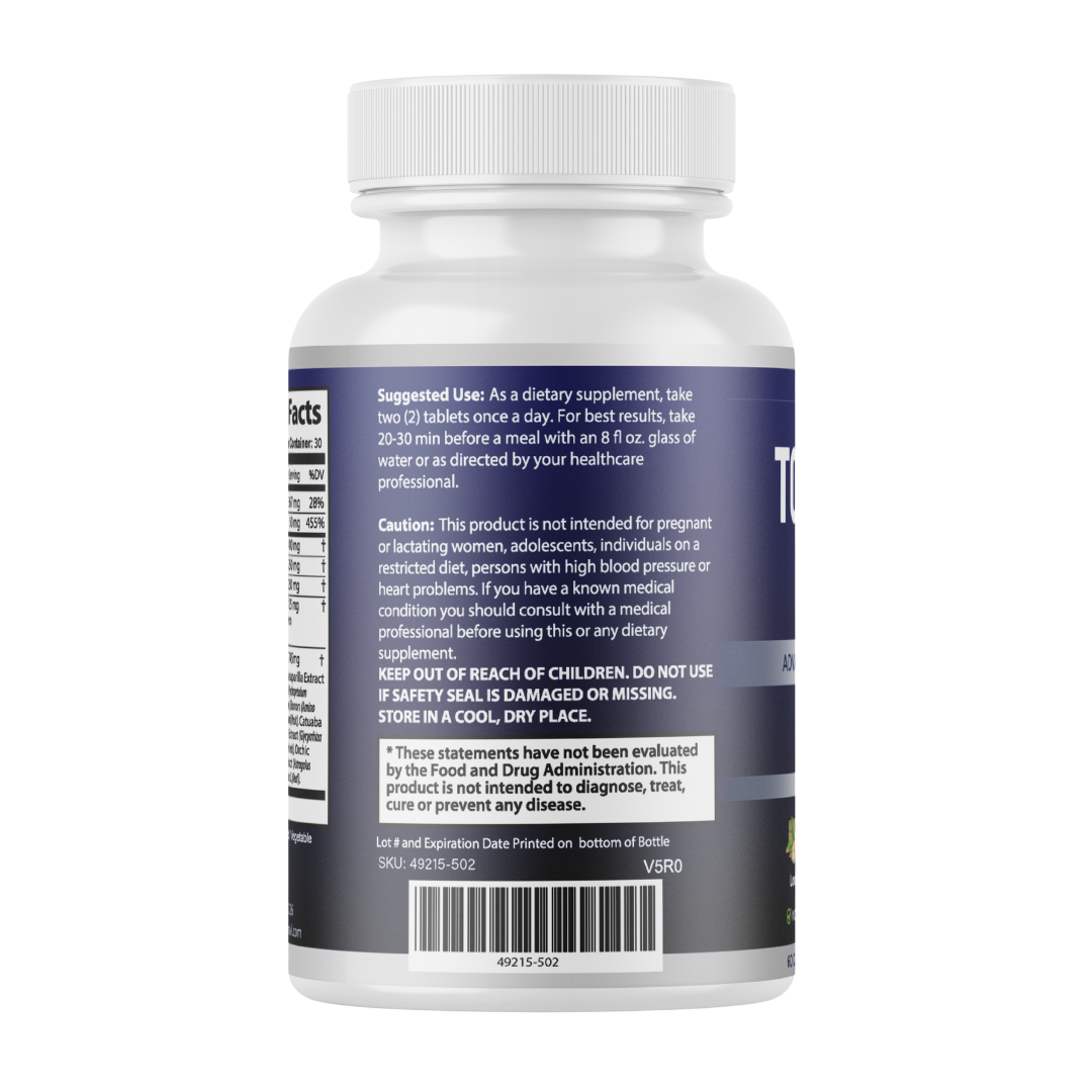 Tongkat Ali +Maca Advanced Male Performance Supplement to Boost Stamina - 60 Tablets