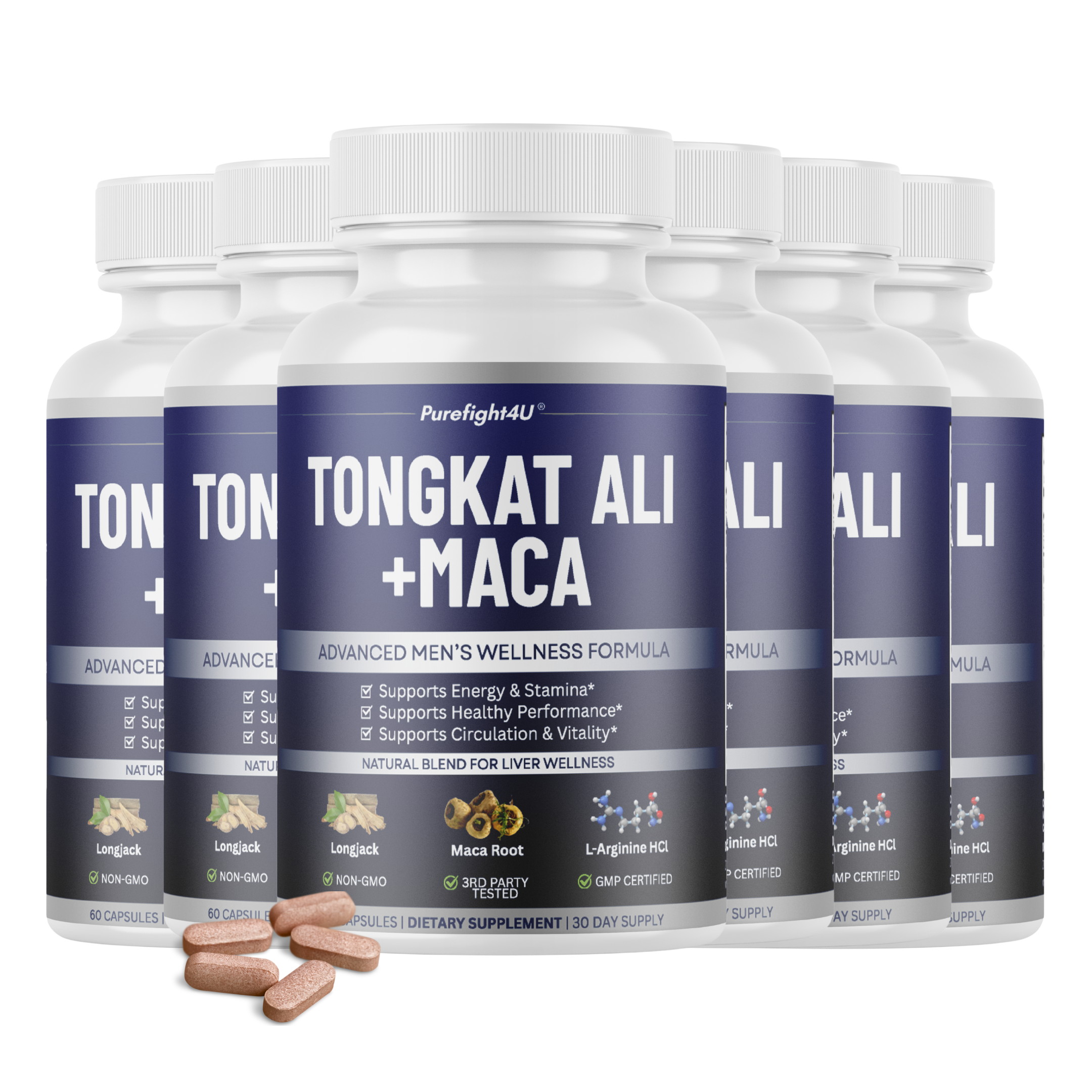 Tongkat Ali +Maca Advanced Male Performance Supplement to Boost Stamina - 60 Tablets