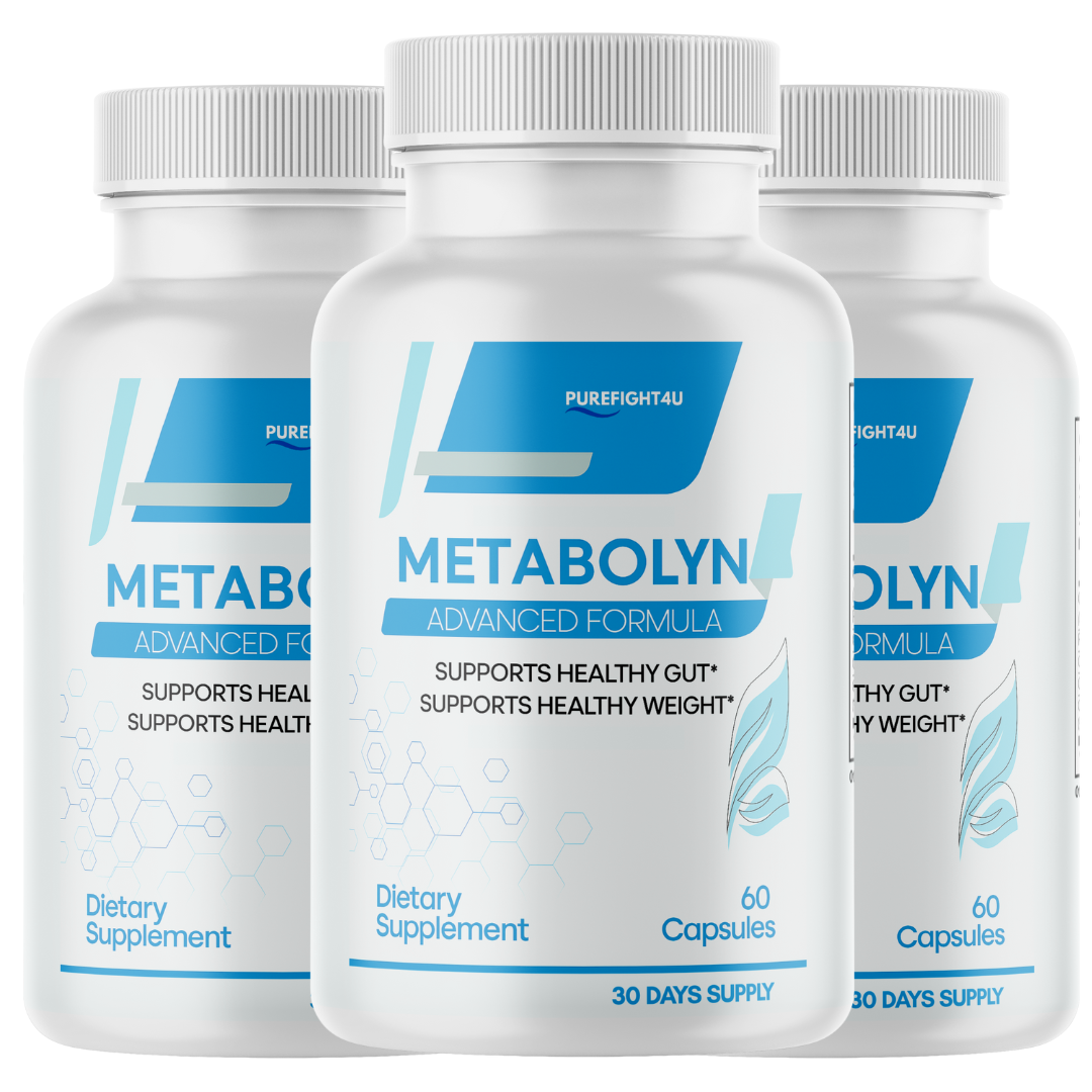 Metabolyn Supplement Weight Loss Support Formula - 60 Capsules - 3 Bottles