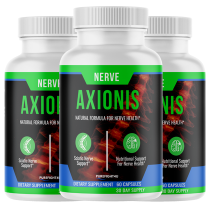 Axionis Advanced Nerve Support Formula Supplement | 3 Bottles