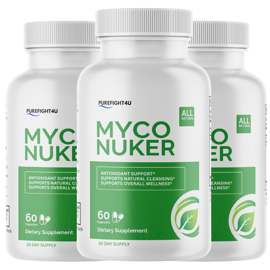 Myco Nuker Gut Health Supplement - MycoNuker - 3 Bottles 180 Capsules