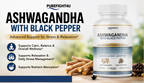 Ashwagandha Stress Relaxation Calm Support Supplement 60 Capsules
