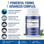 Magnesium Complex Daily Wellness Support Supplement - 60 Capsules
