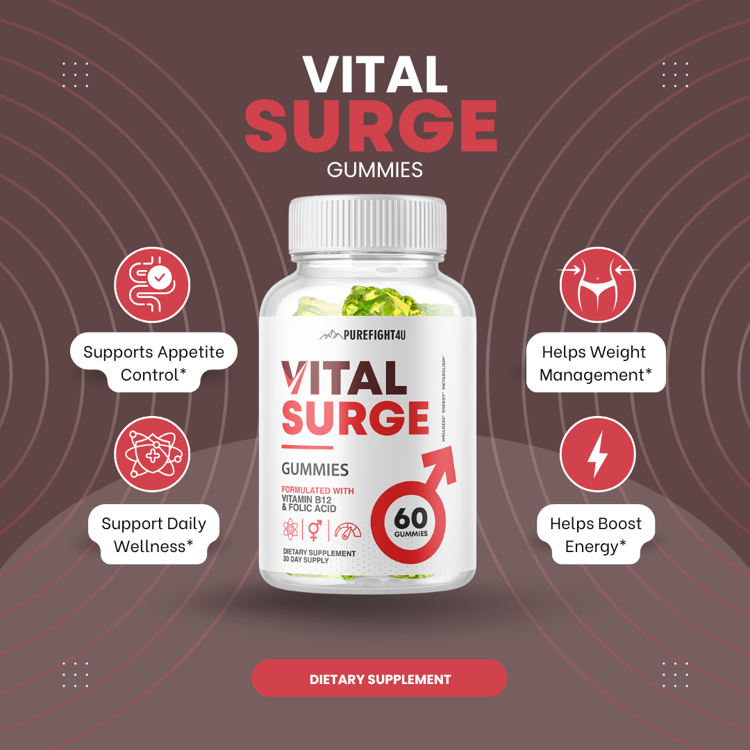 Vital Surge Gummies-60 Gummies