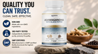 Ashwagandha Stress Relaxation Calm Support Supplement 60 Capsules