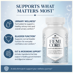 FemiCore Women's Daily Wellness Formula Supplement - 60 Capsules | 3 Bottles