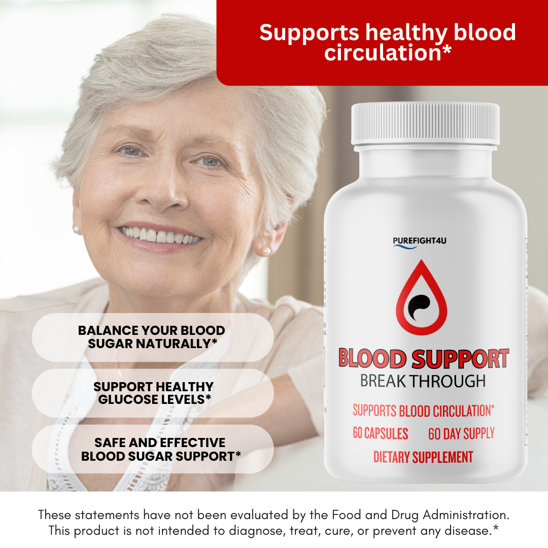 Break Through Blood Health Support Supplement - BreakThrough - 60 Capsules