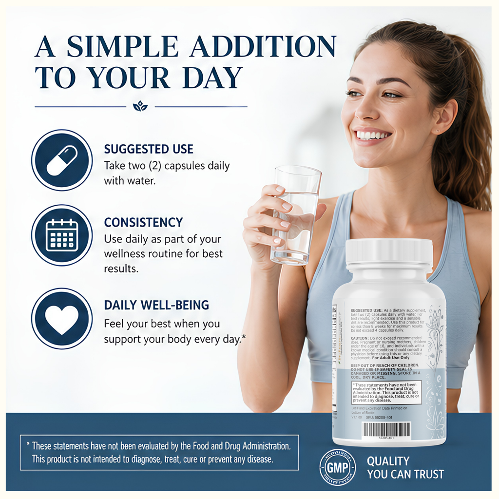 FemiCore Women's Daily Wellness Formula Supplement - 60 Capsules | 3 Bottles