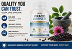 Viracid Complete Daily Immune Support for Overall Health - 60 Capsules
