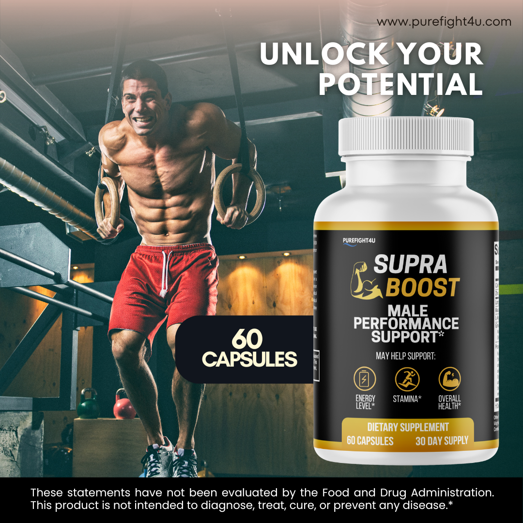 Supra Boost Male Advanced Support for Maximum Support and Performance - 60 Tablets