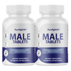 Male Tablets Daily Wellness Support for Energy & Vitality Supplement- 2 Bottles