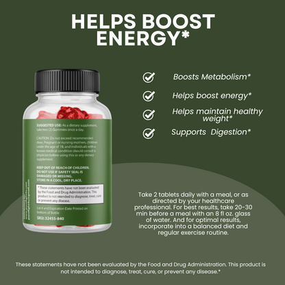 Apple Keto Dietary Supplement 60 Gummies