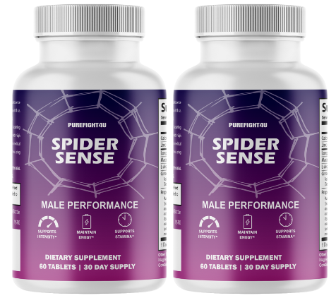 Spider-Sense Overall Health & Energy Male Performance - 2 Bottles