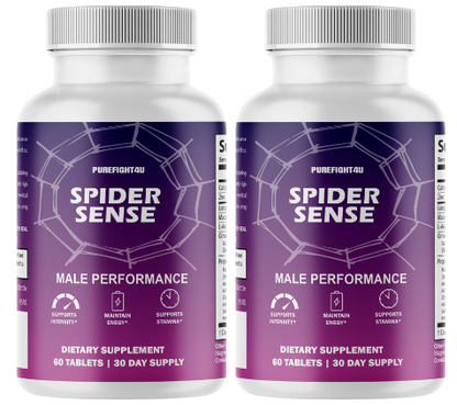 Spider-Sense Overall Health & Energy Male Performance - 2 Bottles