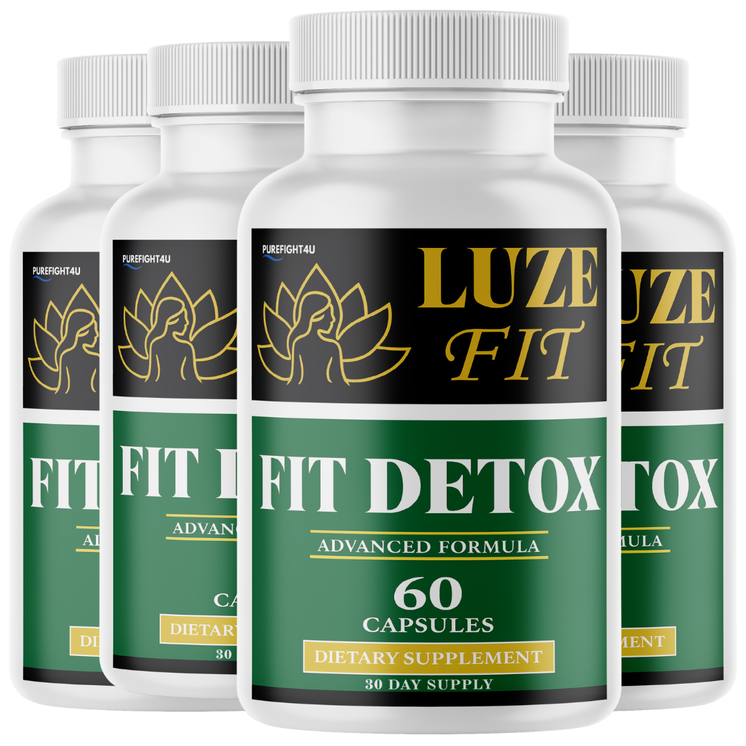 Luze Fit Detox Formula for Weight Loss Supplement | 4 Bottles 240 Capsules