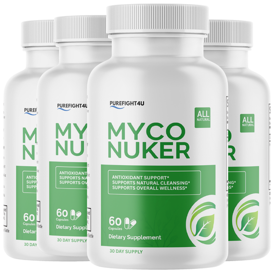 Myco Nuker Gut Health Supplement - MycoNuker - 4 Bottles 240 Capsules