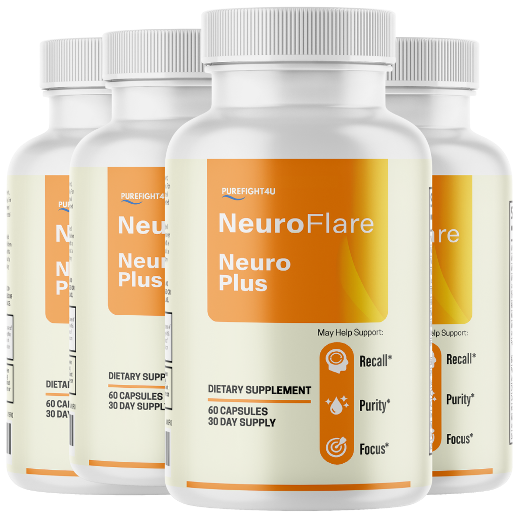 NeuroFlare Cognitive Support - 4 Bottles 240 Capsules