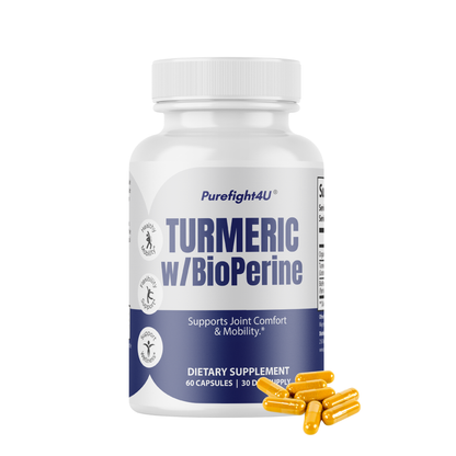 Turmeric w/ BioPerine Supports Joint Comfort & Mobility Supplement - 60 Capsules