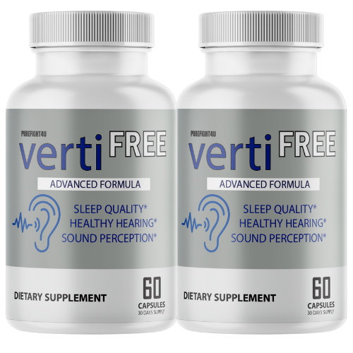 Verti Free Advanced Formula Hearing Support Formula 120 Capsules - 2 Bottles