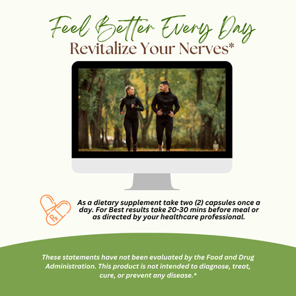 Neuro Pure Advanced Nerve Support Formula | 5 Bottles 300 Capsules