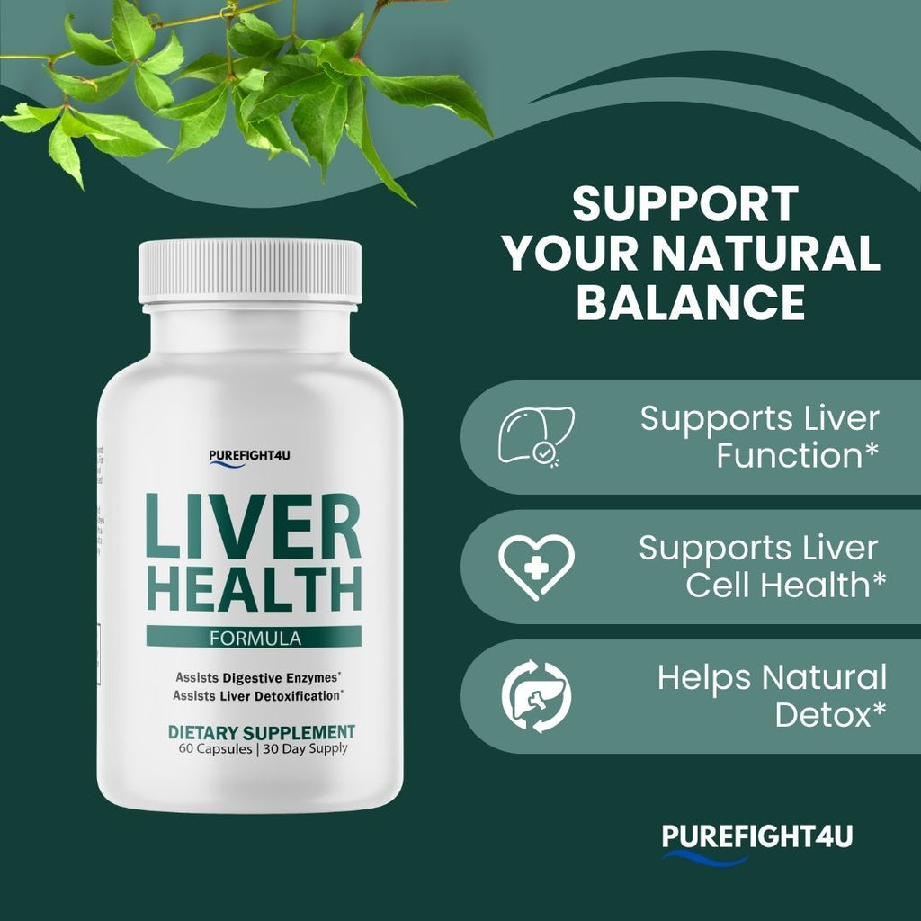 Liver Health Formula Cleanse Detox Health Support, Milk Thistle - 60 Capsules